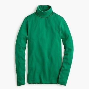 J. Crew perfect fit turtleneck in alpine meadow, medium, NWT